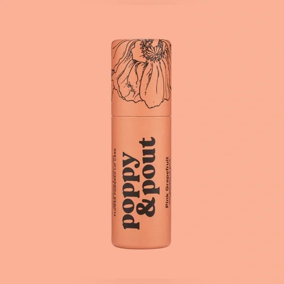 Poppy & Pout Pink Grapefruit Lip Balm - Picture 2 of 3